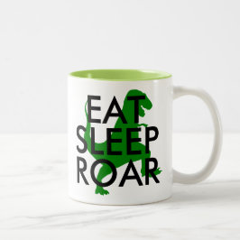 Essen Sleep Roar Dinosaur Tasse | Niedliches Spric