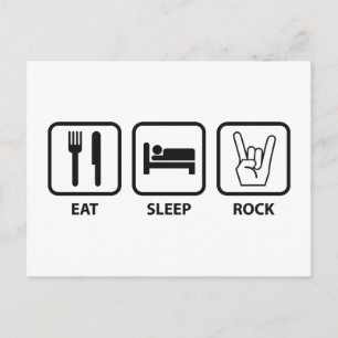 Essen Sleep Rock Postkarte