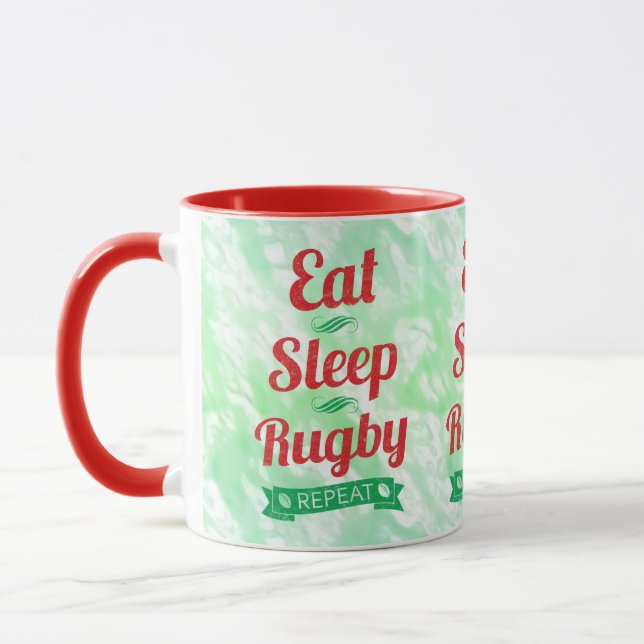 Essen Sleep Rugby Wiederholung Tasse (Links)