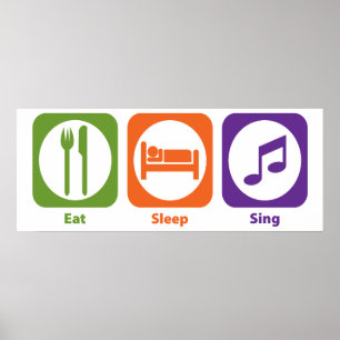 Essen Sleep Sing Poster