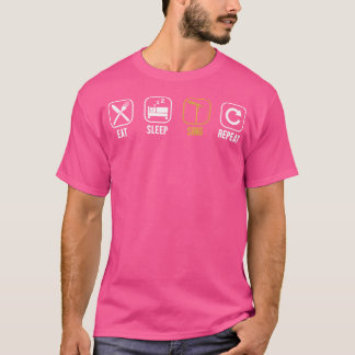 Essen Sleep Sing Wiederholung Opera House Vocalist T-Shirt