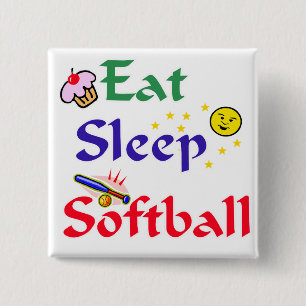 Essen Sleep Softball Button