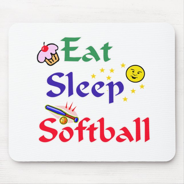 Essen Sleep Softball Mousepad (Vorne)
