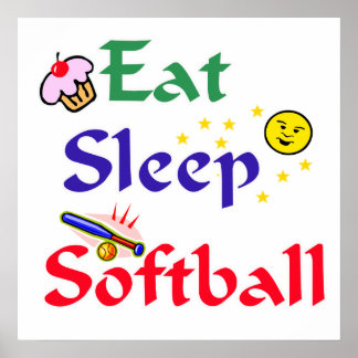 Essen Sleep Softball Poster