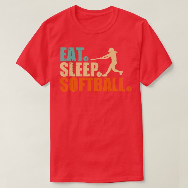 Essen Sleep Softball T-Shirt (Design vorne)