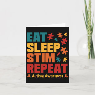 Essen Sleep Stim Wiederholung Stimmung Autismus Be Karte
