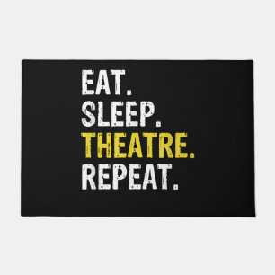 Essen Sleep Theater Wiederholung Schauspieler Dram Fußmatte