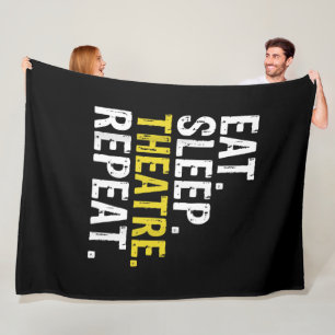 Essen Sleep Theater Wiederholung Schauspieler Gesc Fleecedecke