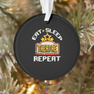Essen Sleep Theater Wiederholung Schauspielerin Ge Ornament