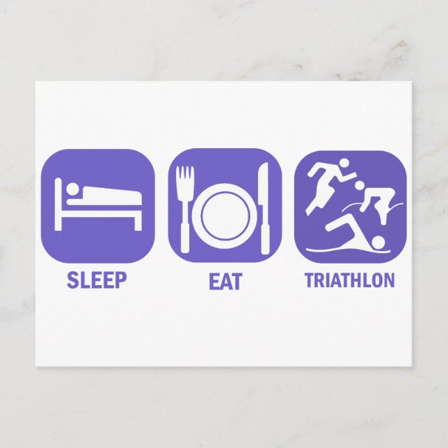 Essen Sleep Triathlon Postkarte (Vorderseite)