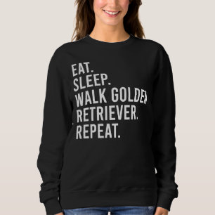 Essen Sleep Walk Golden Retriever Wiederholen Funn Sweatshirt