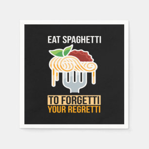 Essen Spaghetti Pasta Italien Serviette