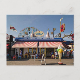 Essen Stand auf Coney Island Amustion Postkarte