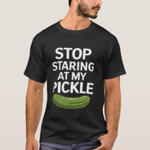 Essen stoppen Stacheln auf meinem Pickle Funny Adu T-Shirt