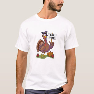 Essen Tofu Erntedank Vegetarian Türkei Funny T-Shirt
