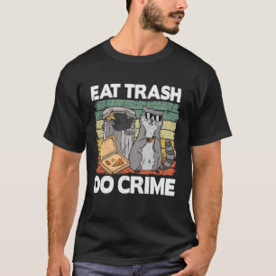Essen Trash Do Crime Funny Raccoon Pullover Hoodie