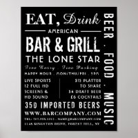 Essen, trinken Bar & Grill, Pub/Brauerei Werbung