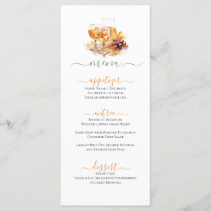 Essen & Trinken Festliche Feier Thema Menükarte