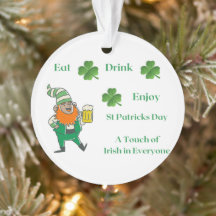 Essen, trinken Genießen Sie den St. Patricks Day a