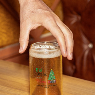 Essen, Trinken und fröhlich sein Dosenglas
