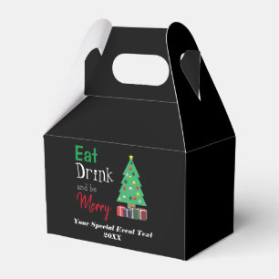 Essen, Trinken und fröhlich sein Geschenkschachtel