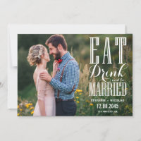 Essen Trinken und Verheiratet sein Foto Save-the-D