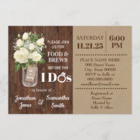 Essen und Brauen bevor ich Hochzeitsdusche mache