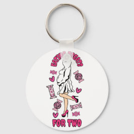 "Essen von Leckereien für zwei" Gesangliches Hallo Schlüsselanhänger