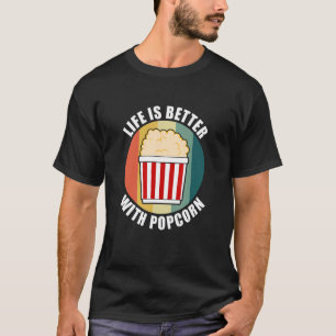 Essen von Popcorn Köstliches Leben mit Popcorn T-Shirt