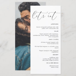 Essen wir moderne Minimalistische Hochzeitsabendme