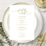 Essen wir schicke Script Wedding Menu Card für Pla Menükarte<br><div class="desc">Eine schicke Kalligraphy Wedding Menu Card. I do offer a free customisation service,  if you have any anfragen or special requests,  please feel free to contact me.</div>