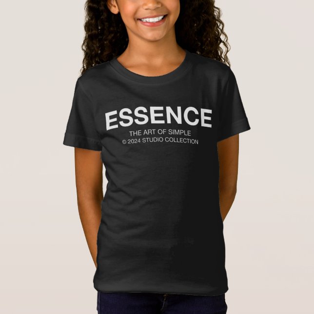 ESSENCE  Minimalist Typography T-Shirt (Vorderseite)
