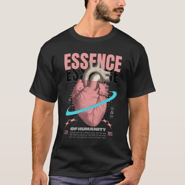 Essence of Humanity - Heart Art T-Shirt (Vorderseite)