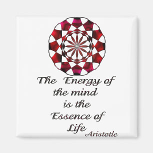 *Essence of Life* - Aristoteles Zitat Magnet