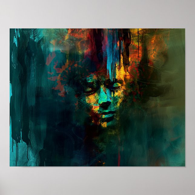 Essence of the Seer: Ein Chromatic Soulprint Poster (Vorne)