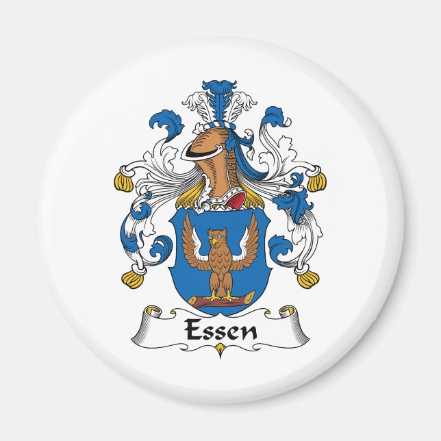 Essener Familienwappen Magnet (Vorne)