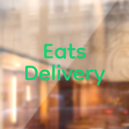 Essens Delivery Driver Window Decal Fensteraufkleber