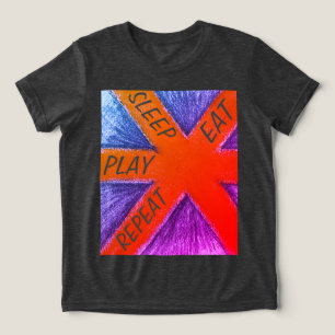 Essenschlampe Tri-Blend Shirt