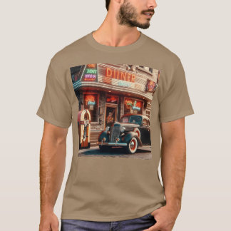 Essensgäste Jukebo und netter Auto-Freund T-Shirt