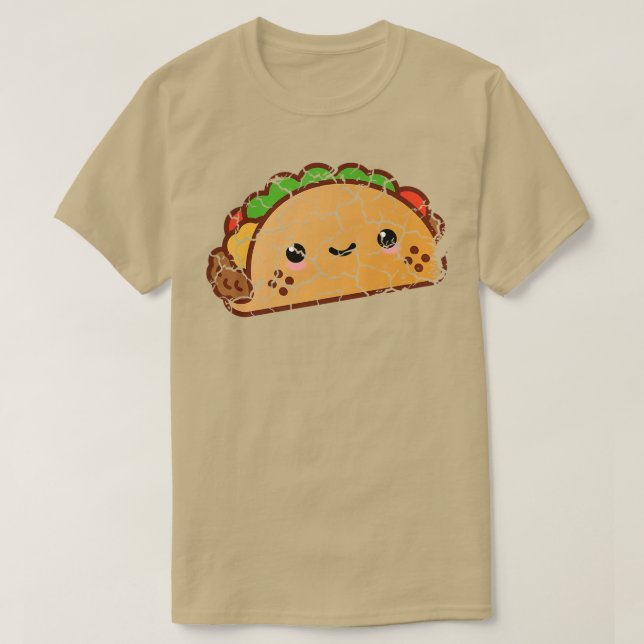 Essenskochen Feinschmecker Taco gestört T-Shirt (Design vorne)
