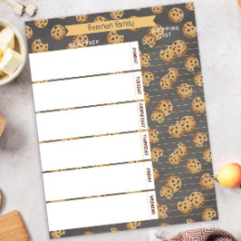Essensplaner und Lebensmittelliste Notepad | Choco Notizblock
