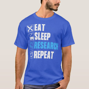 Essensschlafforschung Wiederholung 45 T-Shirt