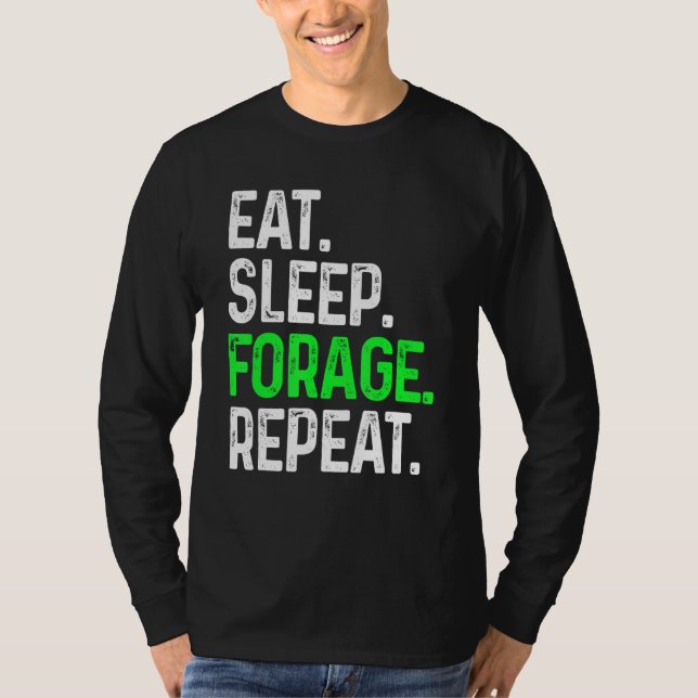 Essensschlaffutterwiederholung für Wildfutter T-Shirt (Vorderseite)