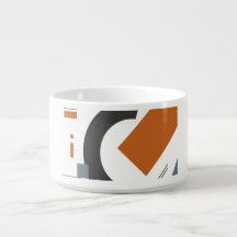 Essensschüsseln mit kreativem geometrischen Design