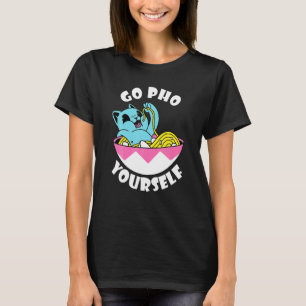 Essenswitz Asiatisches Essen Katze Pho Nudel Pho S T-Shirt