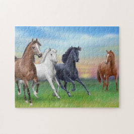 Essenszeit auf dem Ranch-Puzzlespiel Puzzle