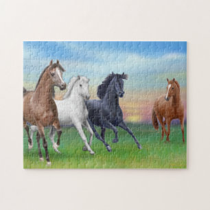 Essenszeit auf dem Ranch-Puzzlespiel Puzzle