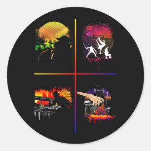 Essential Elements  Runder Aufkleber