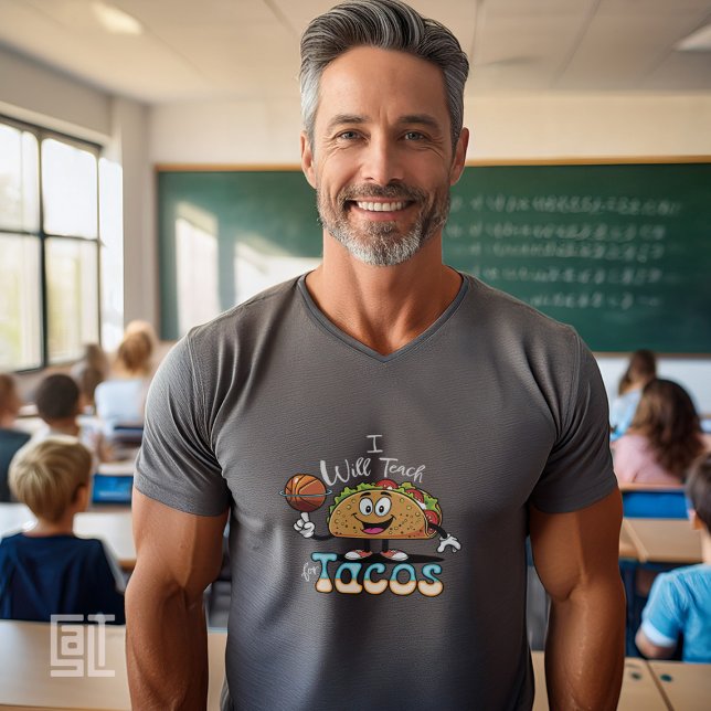 Essential Gym Physical PE I will Teach for Tacos T-Shirt (Von Creator hochgeladen)