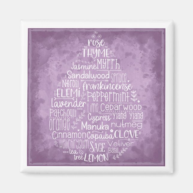 Essential Oil Drop Magnet (Vorne)